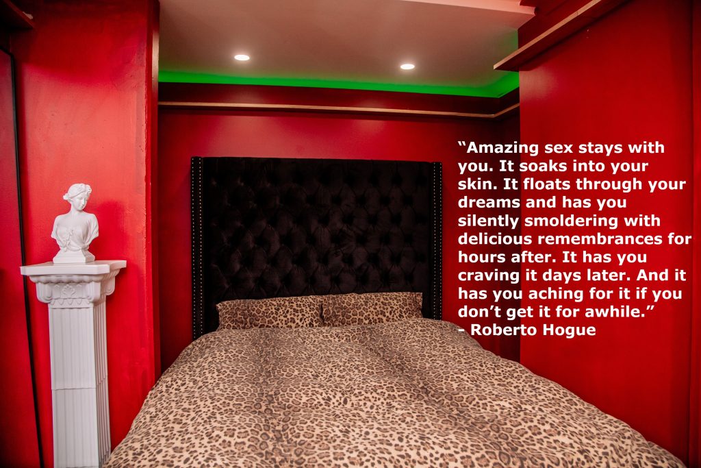 Amazing sex stays with you.