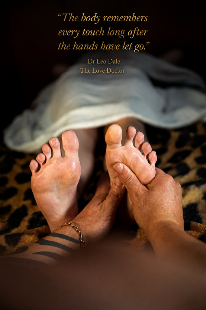 The body remembers every touch long after the hands have let go.
