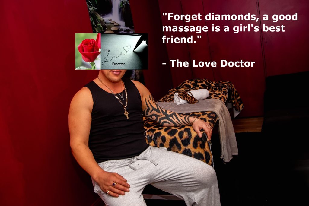 Forget diamonds, a good massage is a girl's best friend.